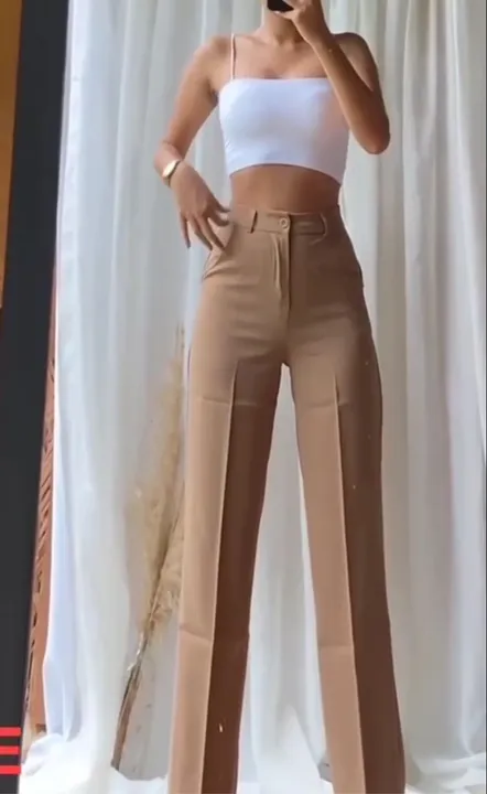 Wide leg jeans  uploaded by The Style Club on 6/2/2023