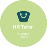 Business logo of H R tailor