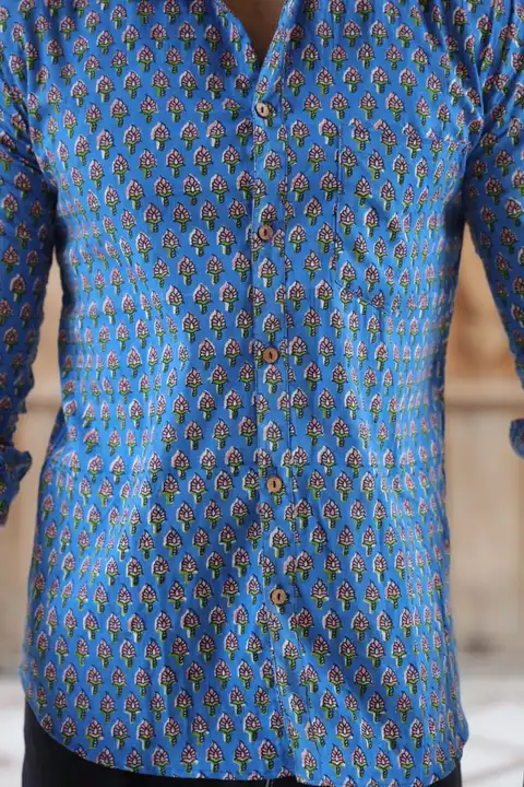 Cotton bagru printed shirt uploaded by Haksv on 6/2/2023
