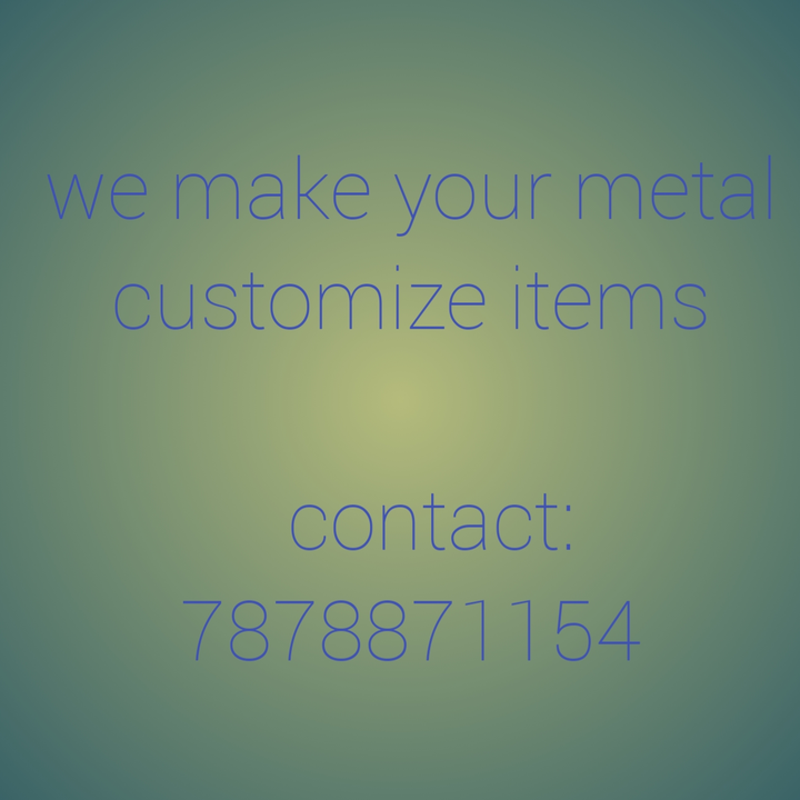 Make your customize metal items  uploaded by business on 6/2/2023