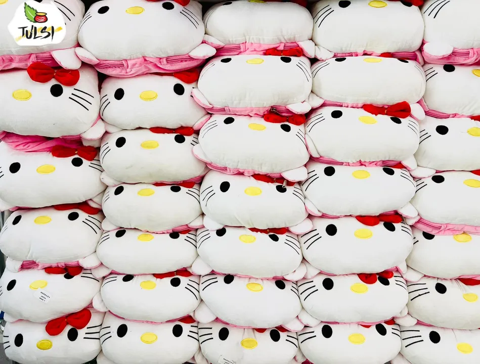 *ALL NEW HELLO KITTY  DESIGNS BLANKET CUM PILLOW* uploaded by New Vidharbha Handloom House on 6/2/2023