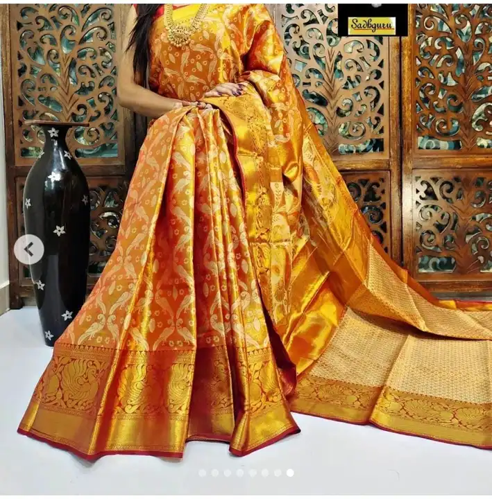 Post image Kanjivaram pattu saree latest trending saree Hurry up limited stock 1399+shipping