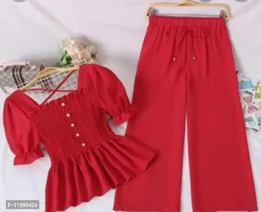 Stylish Trendy Top Bottom Sets uploaded by Udaan on 6/2/2023