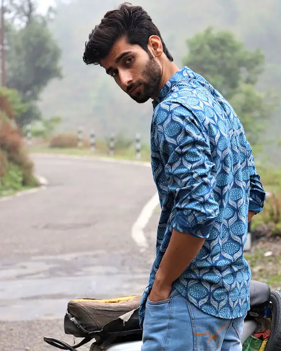 Patallook new designer cotton new blue printed   shirt  uploaded by Rudra Enterprise on 6/2/2023
