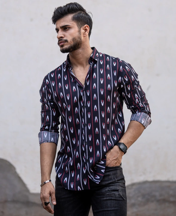 PatallooPatallook new designer black cotton shirts uploaded by business on 6/2/2023