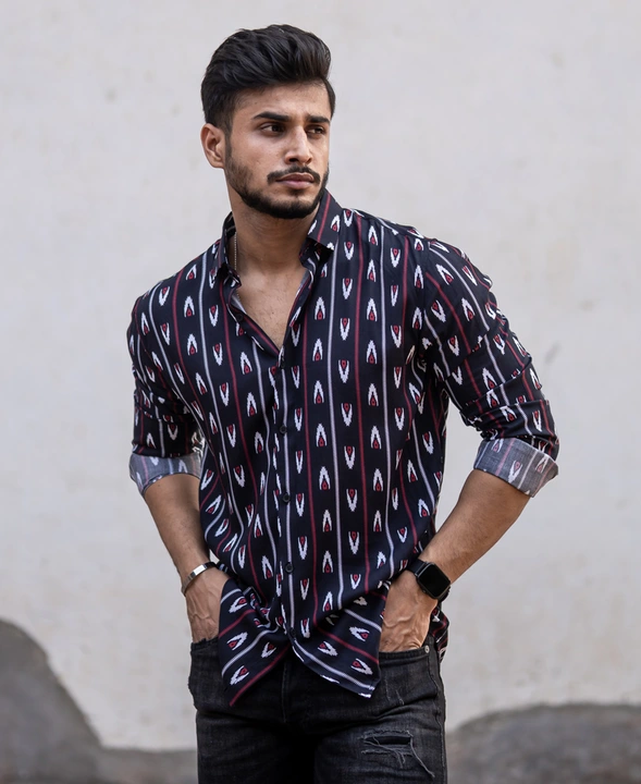 PatallooPatallook new designer black cotton shirts uploaded by Rudra Enterprise on 6/2/2023