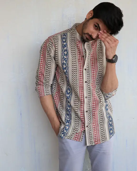 PaPatallook new designer full sleeve cotton shirts uploaded by Rudra Enterprise on 6/2/2023