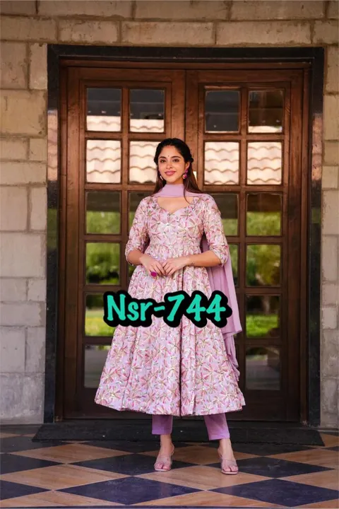 Nsr-744💕👌

👉👗💥*Launching New Designer Party Wear Look Heavy Embroidery With Multy Thread And Se uploaded by A2z collection on 6/2/2023
