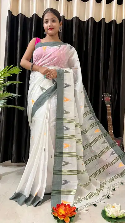 𝙷𝚊𝚗𝚍𝚕𝚘𝚘𝚖 𝚜𝚊𝚛𝚎𝚎 uploaded by BENGAL HANDLOOM on 6/2/2023