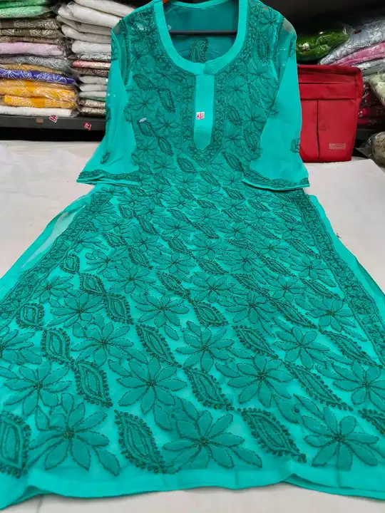 *The Lucknoweez*

*New Stock*

*🤩 Georgette Chikankari Kurti  🤩* 


🎽 Fabric - Georgette

📏 Size uploaded by Fashion Textile  on 6/2/2023