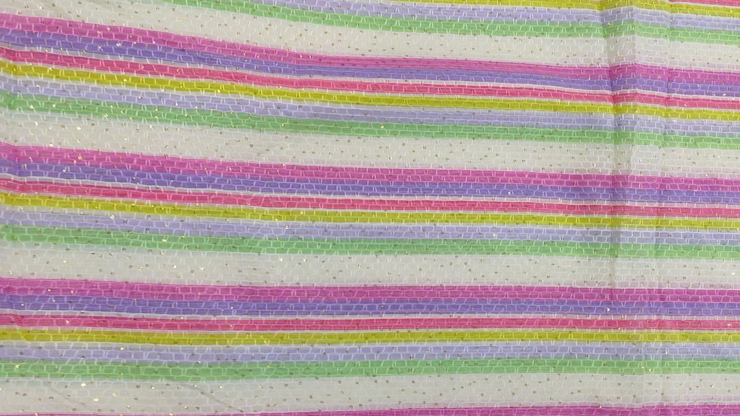 Post image Digital Print on fabric with Crochet work on it.