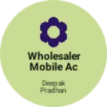 Business logo of Wholesaler mobile accessories + Electronics