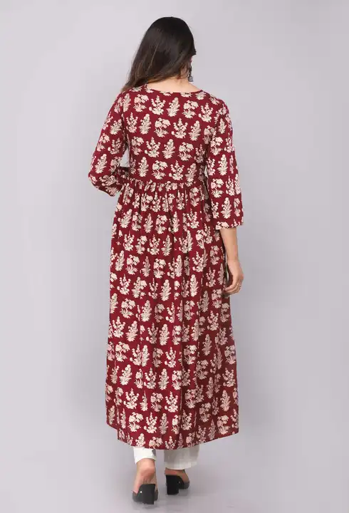 100% High quality Rayon Fabric Long Anarkali kurti  uploaded by Naiwal Apparels on 6/3/2023