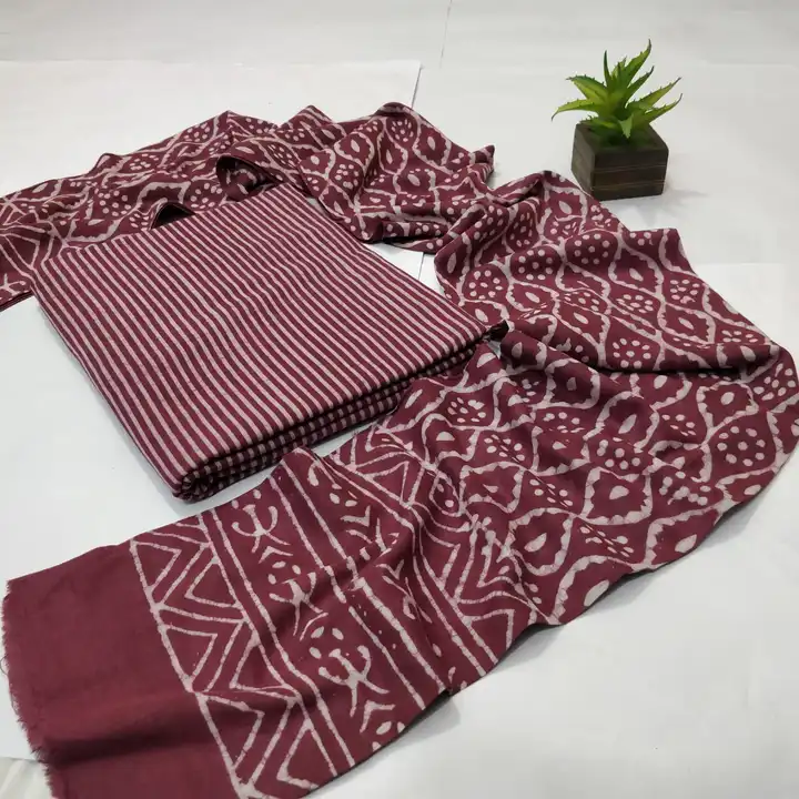 Cotton top & dupatta  uploaded by The print house  on 6/3/2023