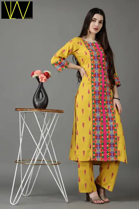 Kurti with pants uploaded by Lucania women lw on 6/3/2023