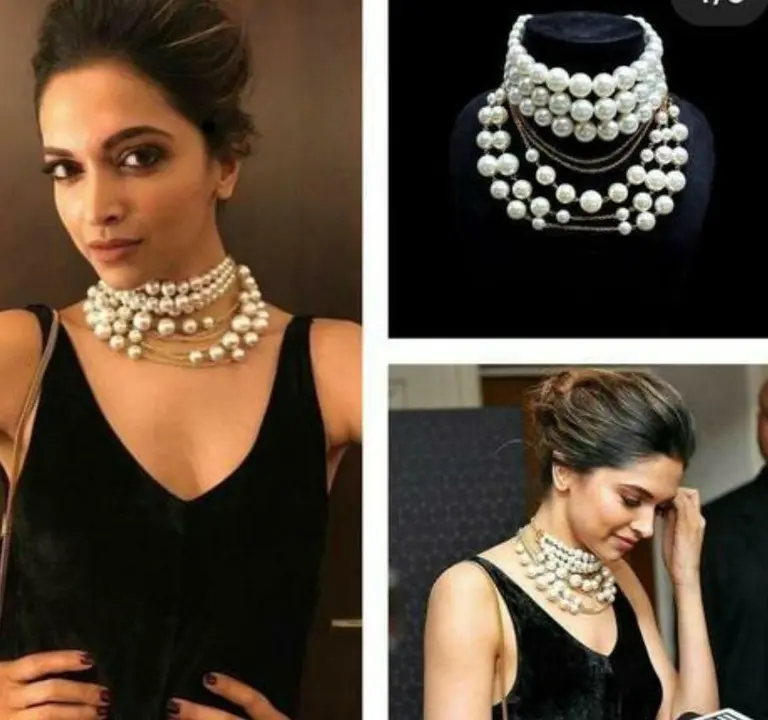 Deepika Padukone Inspired necklace  uploaded by Adore Shopping on 6/3/2023