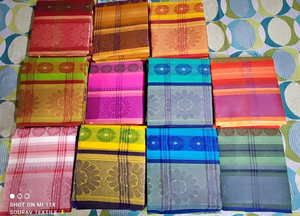 Tant saree ( wholesale price) uploaded by 🥰Dutta saree center🥰 on 6/3/2023