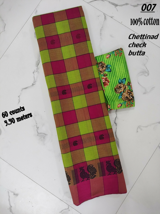 Chettinad saree uploaded by PMR TEXTILES on 6/3/2023