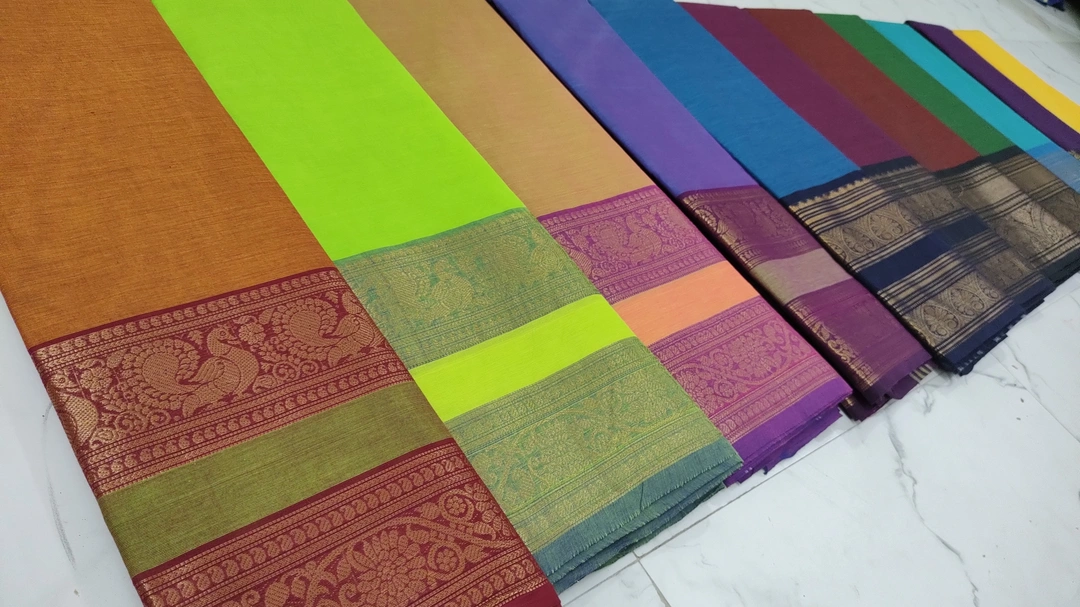 Kanchi cotton saree uploaded by business on 6/3/2023