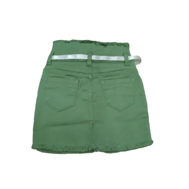 Girls denim skirt (green) uploaded by N D Trader on 6/3/2023