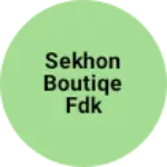 Business logo of Sekhon boutiqe fdk