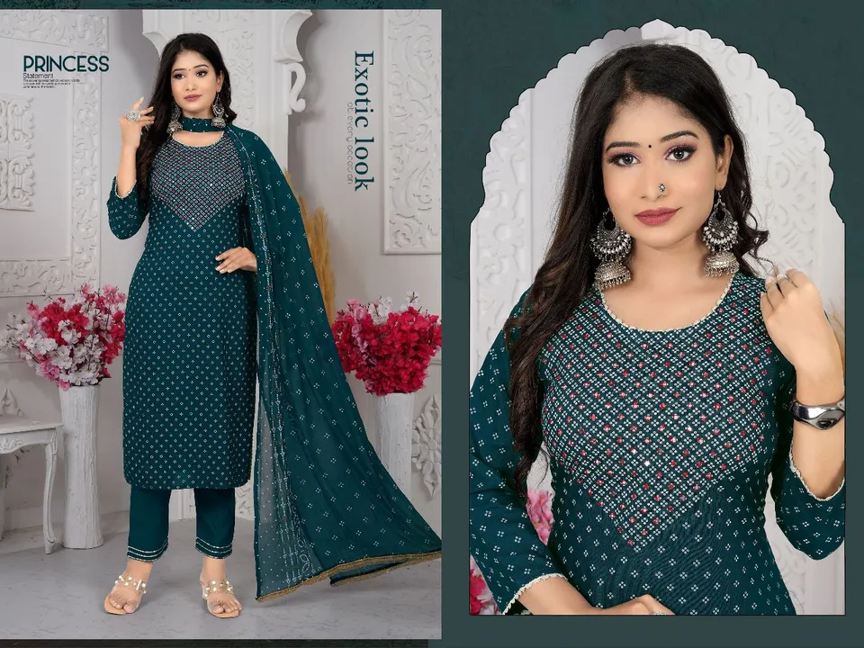 Kurti pant with dupatta  uploaded by business on 6/3/2023