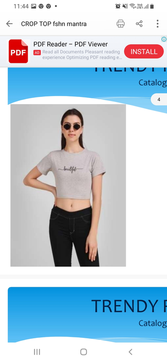 Crop top uploaded by Fashion Mantra on 6/3/2023