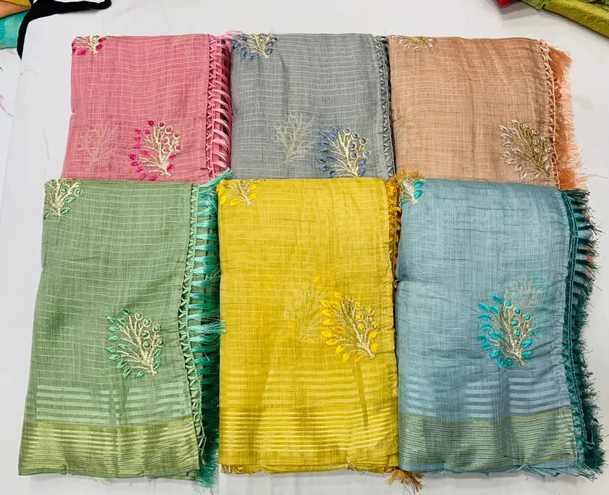 Cotton saree uploaded by Maa yashoda creation on 6/3/2023