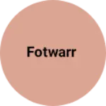 Business logo of Fotwarr