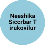 Business logo of Neeshika siccrbar tirukovilur