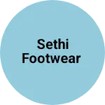 Business logo of Sethi footwear