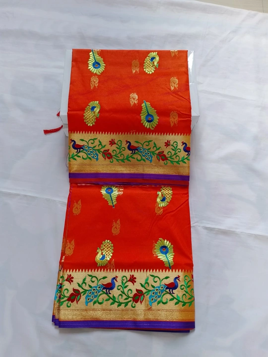 Embroidery paithani saree  uploaded by business on 6/3/2023