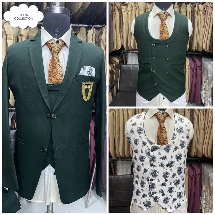 Three Piece Suit (Waistcoat Reversible) uploaded by business on 6/3/2023