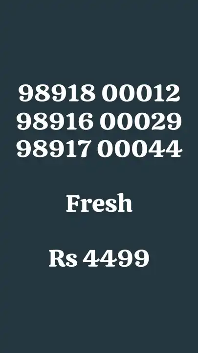 Post image All type prepaid new number available