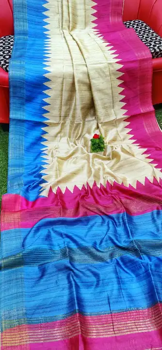 Semi ghicha silk saree uploaded by BENGAL HANDLOOM on 6/3/2023