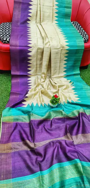 Semi ghicha silk saree uploaded by BENGAL HANDLOOM on 6/3/2023