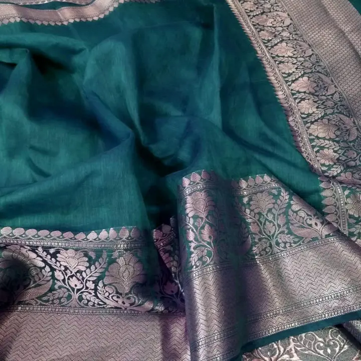 BHAGALPURI KOTA LINEN JACQUARD SAREE uploaded by S.N.COLLECTIONS  on 6/3/2023