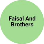 Business logo of faisal and brothers