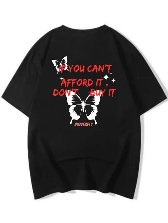 Butterfly design oversized Black t- shirt uploaded by MOJO JI on 6/3/2023