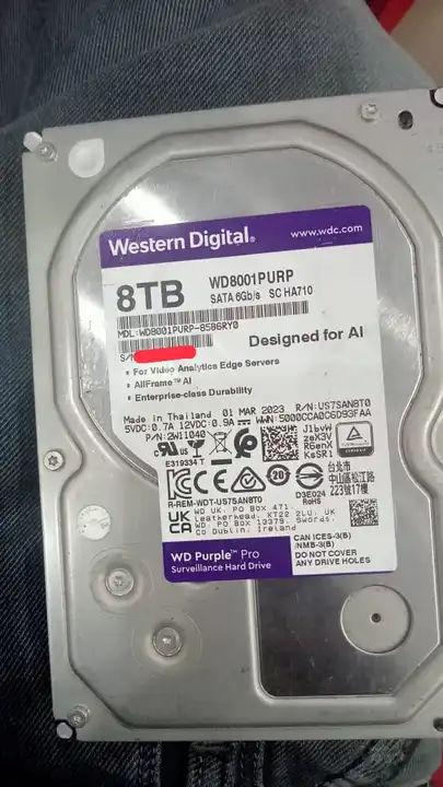 IMPORTED WD 8TB HDD WITH 3 YEAR WARRANTY  uploaded by Everstore on 6/3/2023