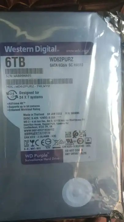 IMPORTED WD 6TB HDD WITH 3 YEAR WARRANTY  uploaded by Everstore on 6/3/2023
