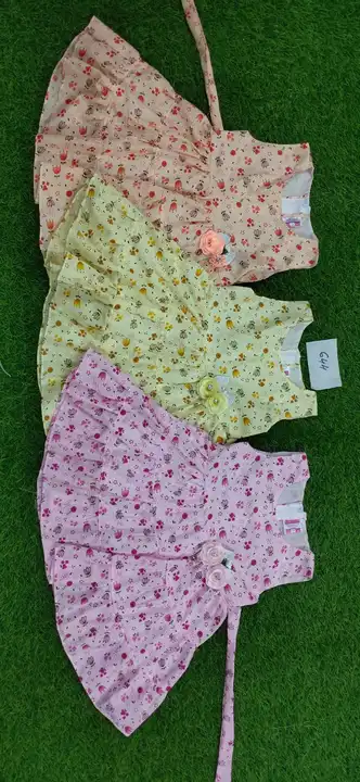 Small cotton frocks  uploaded by Aditya garments on 6/3/2023