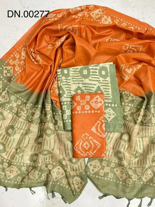 Batik matka silk suits uploaded by WeaveMe India on 6/3/2023