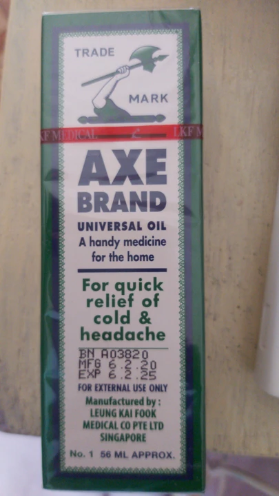Axe oil 56ml made in singapore uploaded by Trade Master Trading on 6/3/2023