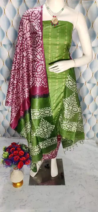Katan silk suit  uploaded by Ahmed handloom silk fabric on 6/3/2023