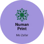 Business logo of Numan print