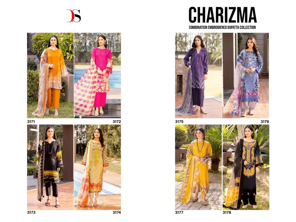 *Charizma combination embroidered dupatta by DEEPSY SUITS*

Top -Pure cotton Print with heavy emb pa uploaded by Fashion Textile  on 6/3/2023