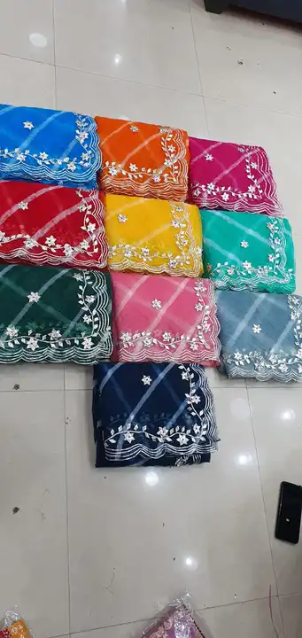 🥳Pure Organza Fabric.....🥻
LAHERAY SALL SALL SALL
💃🏻 Savan Special Fancy Colour Matching Chart  uploaded by Gotapatti manufacturer on 6/4/2023