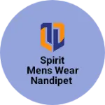Business logo of Spirit mens wear nandipet