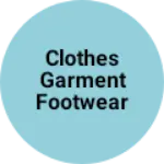 Business logo of Clothes garment footwear